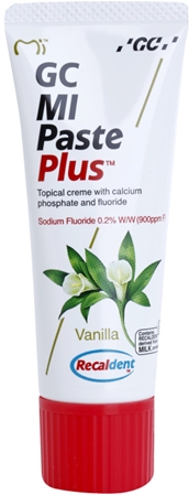 GC MI Paste Plus remineralizační ochranný krém pro citlivé zuby s fluoridem