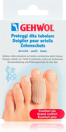 Gehwol Ochrana prstov ochranný návlek na zmiernenie tlaku vyvíjaného na bradavice a mozole