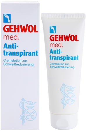 Gehwol Med anti-transpirant crème pour réduire la transpiration pieds