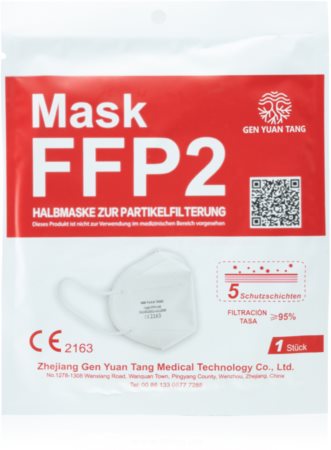 GEN YUAN TANG  FQ66 Respirator FFP2 NR respirador desechable