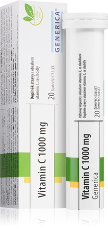 Generica Vitamín C 1000 mg šumivé tablety doplněk stravy