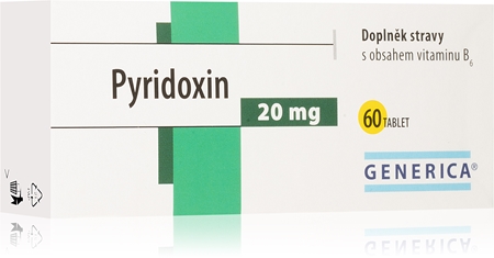 Generica Pyridoxin doplněk stravy s obsahem vitaminu B6