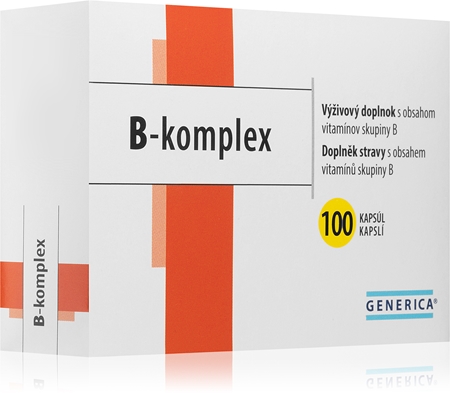 Generica B-komplex kapsle pro normální činnost nervové soustavy