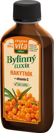 Maxi Vita Herbal Rakytník bylinný elixír na podporu imunitného systému