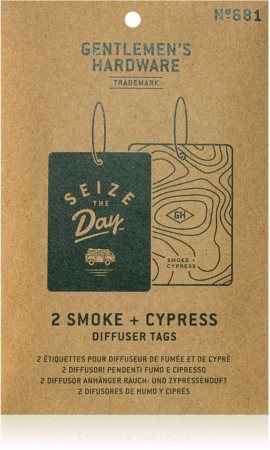 Gentlemen's Hardware Smoke & Cypress lógó autóillatosító