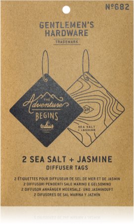 Gentlemen's Hardware Sea Salt & Jasmine lógó autóillatosító