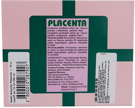Gestil Placenta ampola anti-queda