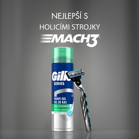Gillette Series Sensitive gel na holení pro muže