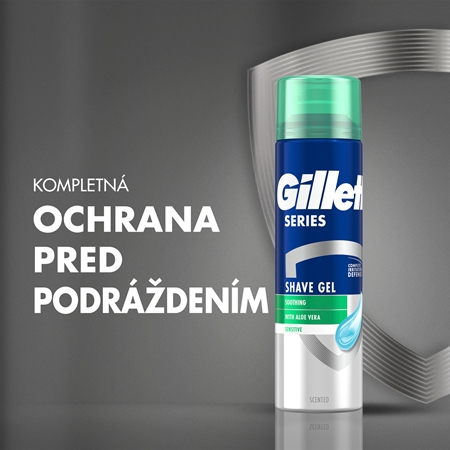 Gillette Series Sensitive gél na holenie pre mužov