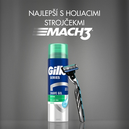 Gillette Series Sensitive gél na holenie pre mužov