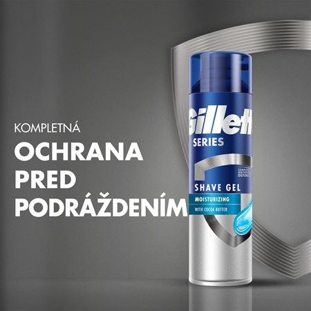 Gillette Series Moisturizing gél na holenie s hydratačným účinkom