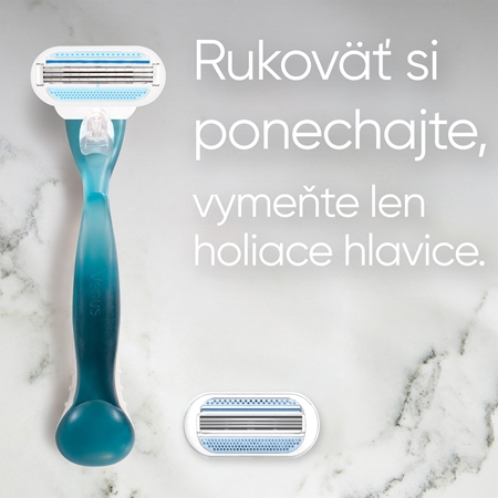 Gillette Venus Smooth holiaci strojček + 2 náhradné hlavice