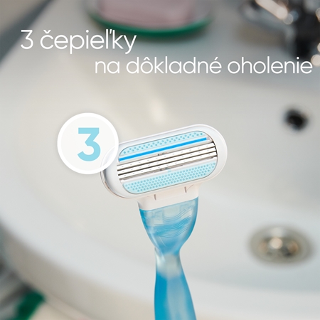 Gillette Venus Smooth holiaci strojček + 2 náhradné hlavice