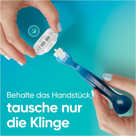 Gillette Venus Smooth Rasierer + 2 Ersatzköpfe
