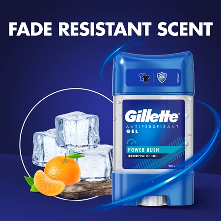 Gillette Sport Power Rush гелевий антиперспірант