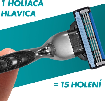 Gillette Mach3 holiaci strojček + náhradné hlavice