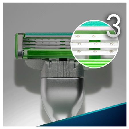 Gillette Mach3 Sensitive recarga de lâminas 4 pçs