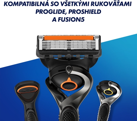 Gillette ProGlide náhradné žiletky