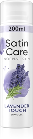 Gillette Satin Care Lavender Touch Rasiergel für Damen