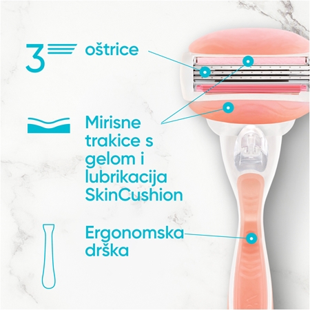 Gillette Venus ComfortGlide Spa Breeze brijač + 2 zamjenske glave