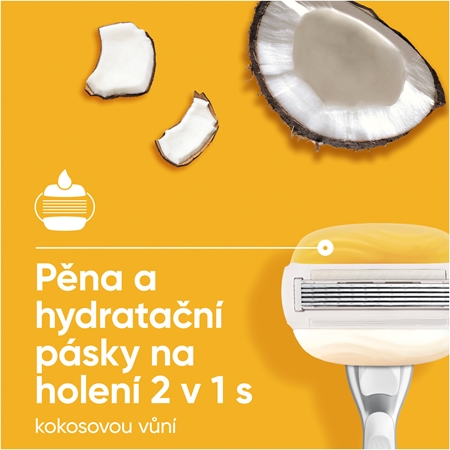 Gillette Venus ComfortGlide Coconut holicí strojek