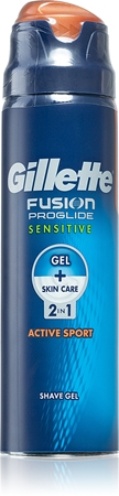 Gillette Fusion Proglide Sensitive Skūšanās želeja divi vienā