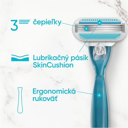 Gillette Venus Smooth holiaci strojček + náhradné hlavice