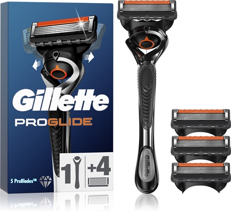 Gillette ProGlide máquina de depilação + lâminas de reposição
