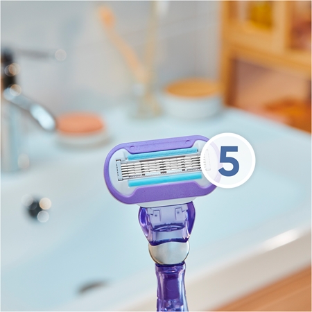 Gillette Venus Deluxe Smooth Swirl maszynka do golenia + ostrza wymienne