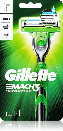 Gillette Mach3 Sensitive razor + replacement heads