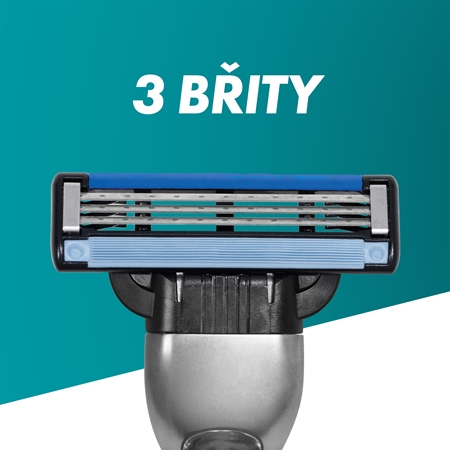 Gillette Mach3 holicí strojek + náhradní břity
