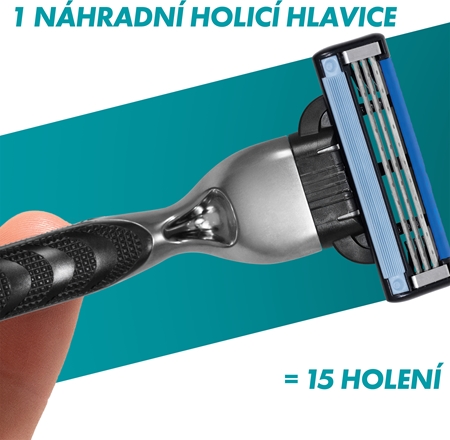Gillette Mach3 holicí strojek + náhradní břity
