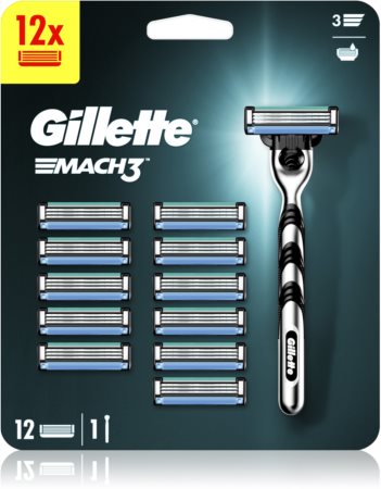 Gillette Mach3 Rasierer + Rasierklingen