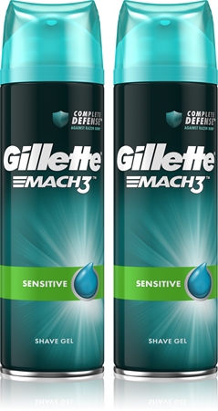 Gillette Mach3 Sensitive gel de barbear com efeito calmante para homens