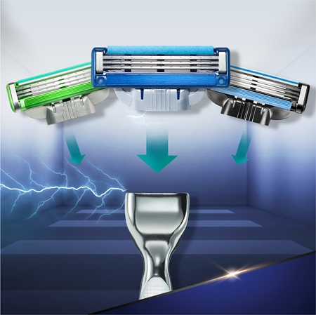 Gillette Mach3 Turbo Sminkset III. för män