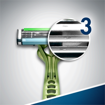 Gillette Blue 3 Sense Care Wegwerp Scheermessen