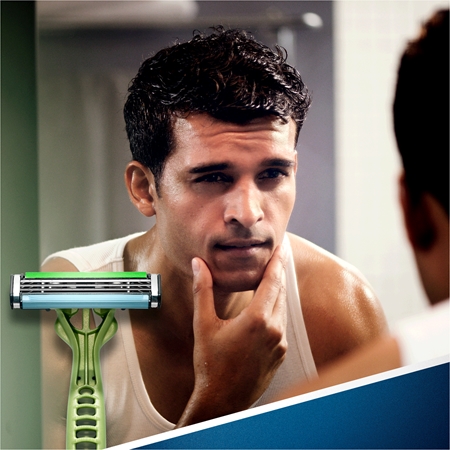 Gillette Blue 3 Sense Care Wegwerp Scheermessen
