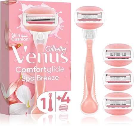 Gillette Venus ComfortGlide Spa Breeze Razor for women + replacement blades