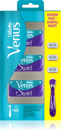 Gillette Venus Swirl Extra Smooth holiaci strojček + náhradné hlavice 3 ks