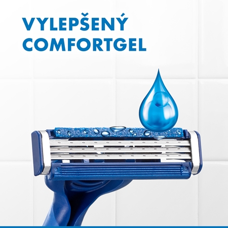 Gillette Blue 3 Comfort jednorázové holiace strojčeky pre mužov