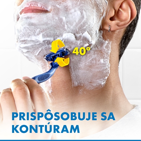 Gillette Blue 3 Comfort jednorázové holiace strojčeky pre mužov
