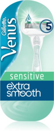 Gillette Venus Extra Smooth Sensitive Rasierer + Ersatzbürstenköpfe