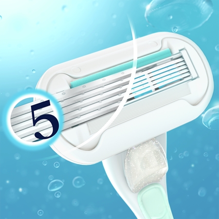 Gillette Venus Extra Smooth Sensitive самобръсначка + резервни глави