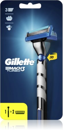 Gillette Mach3 Turbo Champions League maquinilla de afeitar + 2 cabezales de recambio