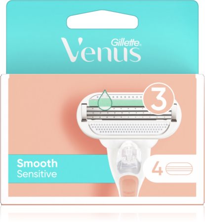Gillette Venus Sensitive Smooth Erstatningshoveder