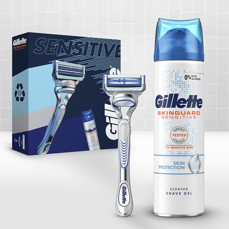 Gillette Skinguard Sensitive Gift Set for men