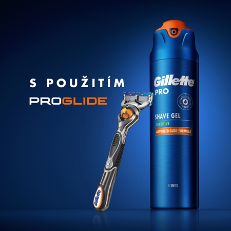 Gillette Pro Sensitive gél na holenie