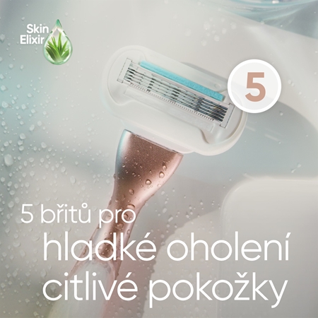Gillette Venus Deluxe Smooth Sensitive holicí strojek + náhradní břity