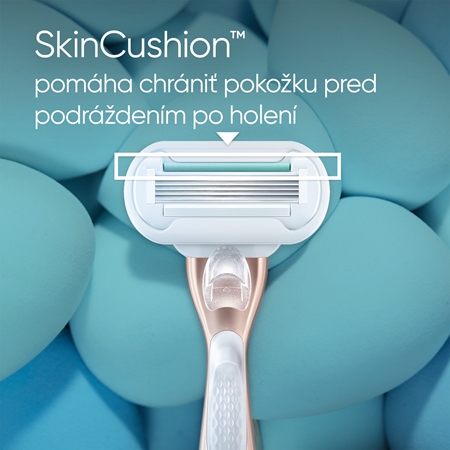 Gillette Venus Deluxe Smooth Sensitive holiaci strojček + náhradné hlavice
