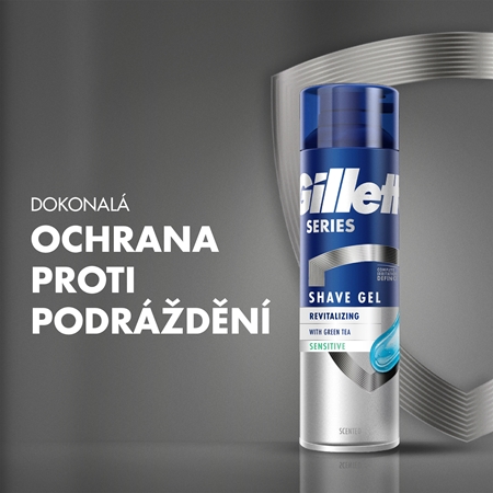 Gillette Series Revitalizing gel na holení s vyživujícím účinkem